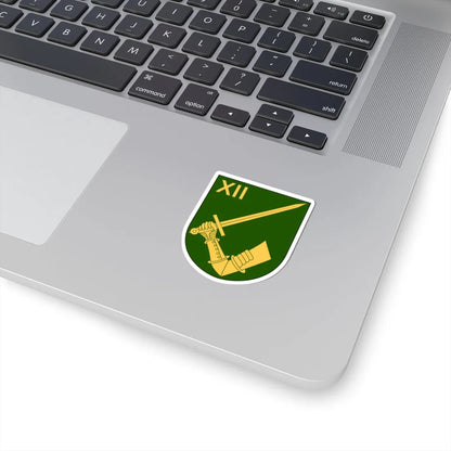 Norrbottens regemente 191. mekaniserade bataljonen 1912. pansarskyttekompaniet vapen (Sweden) (Coat of Arms) STICKER Vinyl Kiss-Cut Decal - The Sticker Space