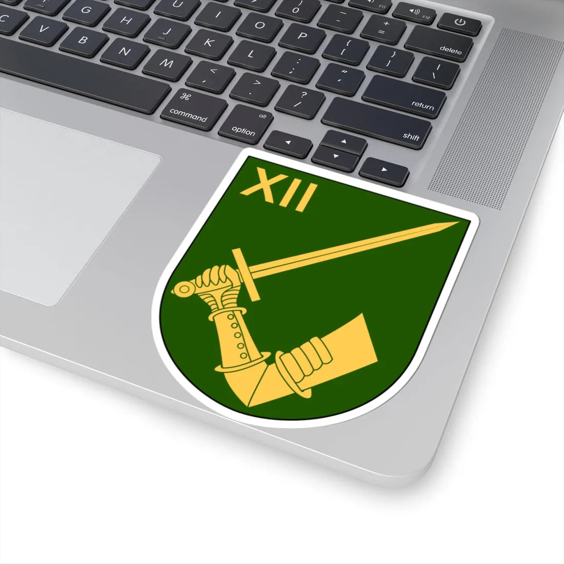 Norrbottens regemente 191. mekaniserade bataljonen 1912. pansarskyttekompaniet vapen (Sweden) (Coat of Arms) STICKER Vinyl Kiss-Cut Decal - The Sticker Space