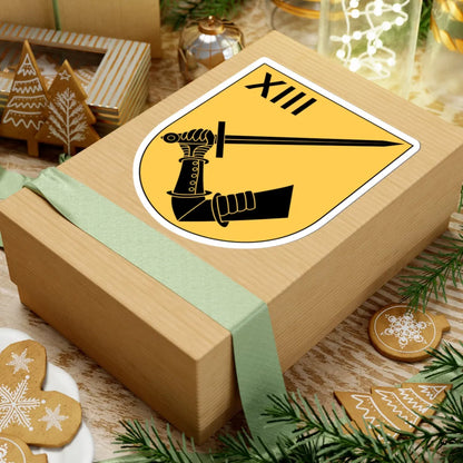 Norrbottens regemente 191. mekaniserade bataljonen 1913. stridsvagnskompaniet vapen (Sweden) (Coat of Arms) STICKER Vinyl Kiss-Cut Decal - The Sticker Space