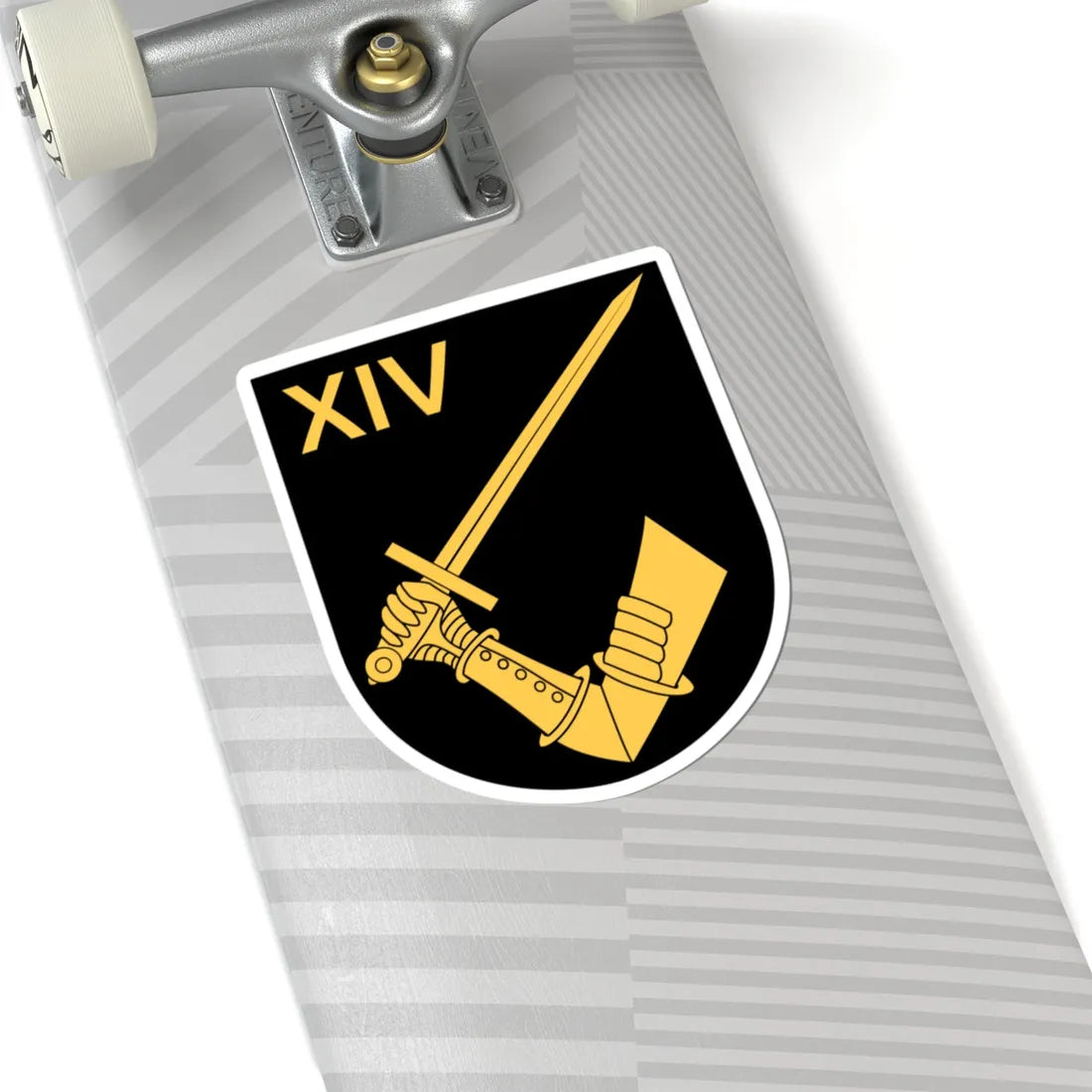 Norrbottens regemente 191. mekaniserade bataljonen 1914. stridsvagnskompaniet vapen (Sweden) (Coat of Arms) STICKER Vinyl Kiss-Cut Decal - The Sticker Space