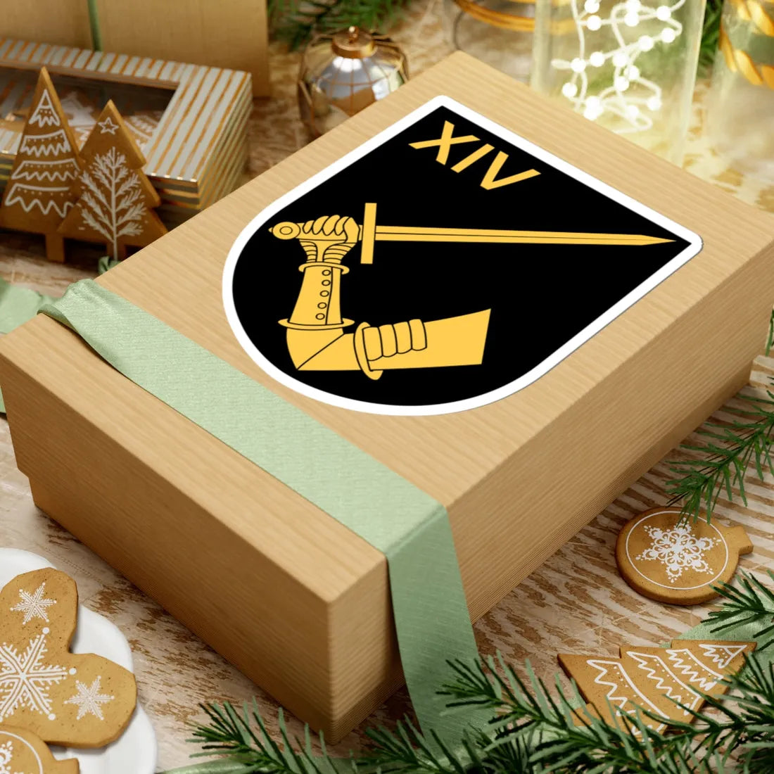 Norrbottens regemente 191. mekaniserade bataljonen 1914. stridsvagnskompaniet vapen (Sweden) (Coat of Arms) STICKER Vinyl Kiss-Cut Decal - The Sticker Space