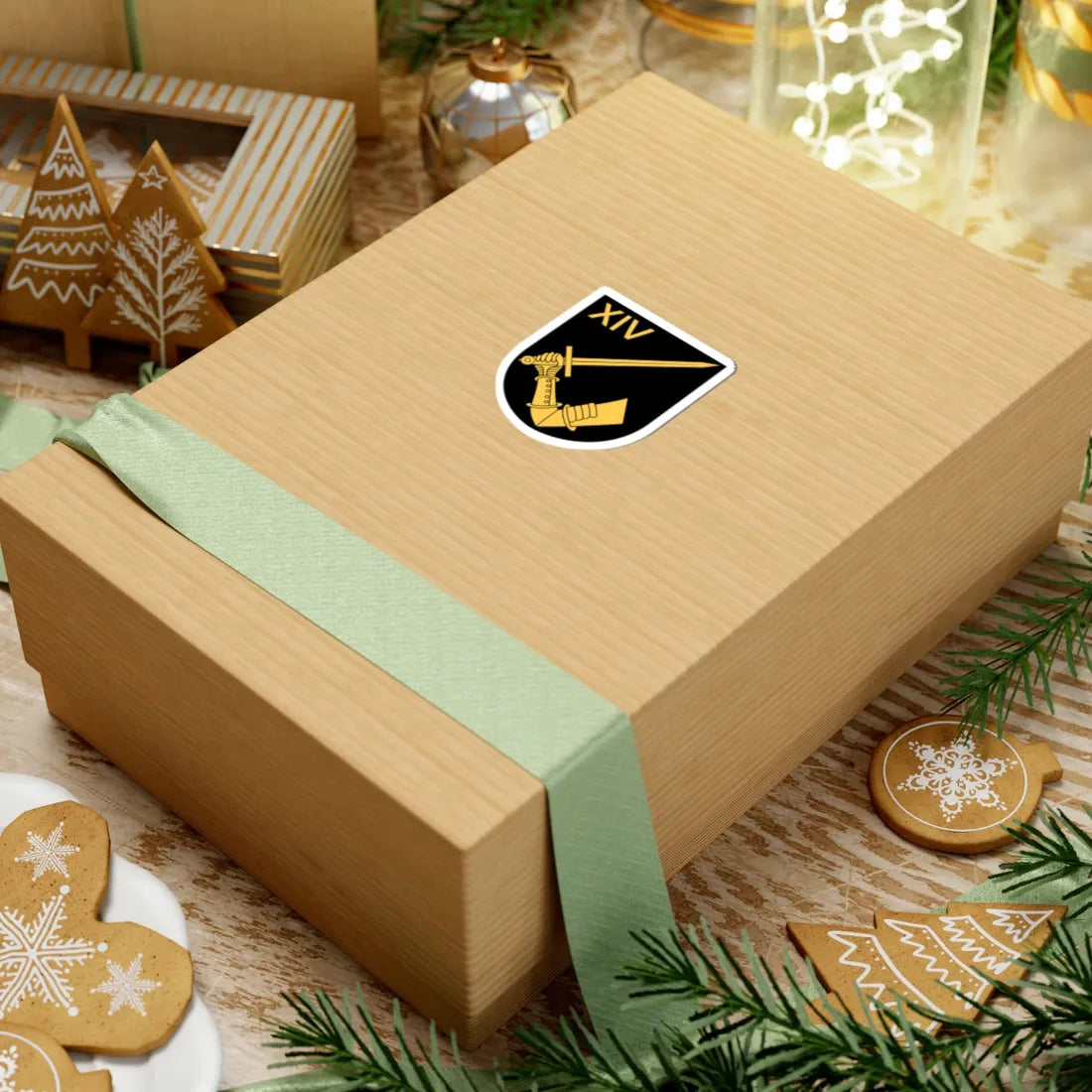 Norrbottens regemente 191. mekaniserade bataljonen 1914. stridsvagnskompaniet vapen (Sweden) (Coat of Arms) STICKER Vinyl Kiss-Cut Decal - The Sticker Space