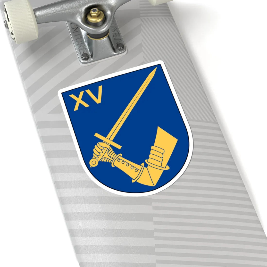 Norrbottens regemente 191. mekaniserade bataljonen 1915. trosskompaniet vapen (Sweden) (Coat of Arms) STICKER Vinyl Kiss-Cut Decal - The Sticker Space