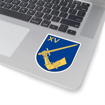 Norrbottens regemente 191. mekaniserade bataljonen 1915. trosskompaniet vapen (Sweden) (Coat of Arms) STICKER Vinyl Kiss-Cut Decal - The Sticker Space