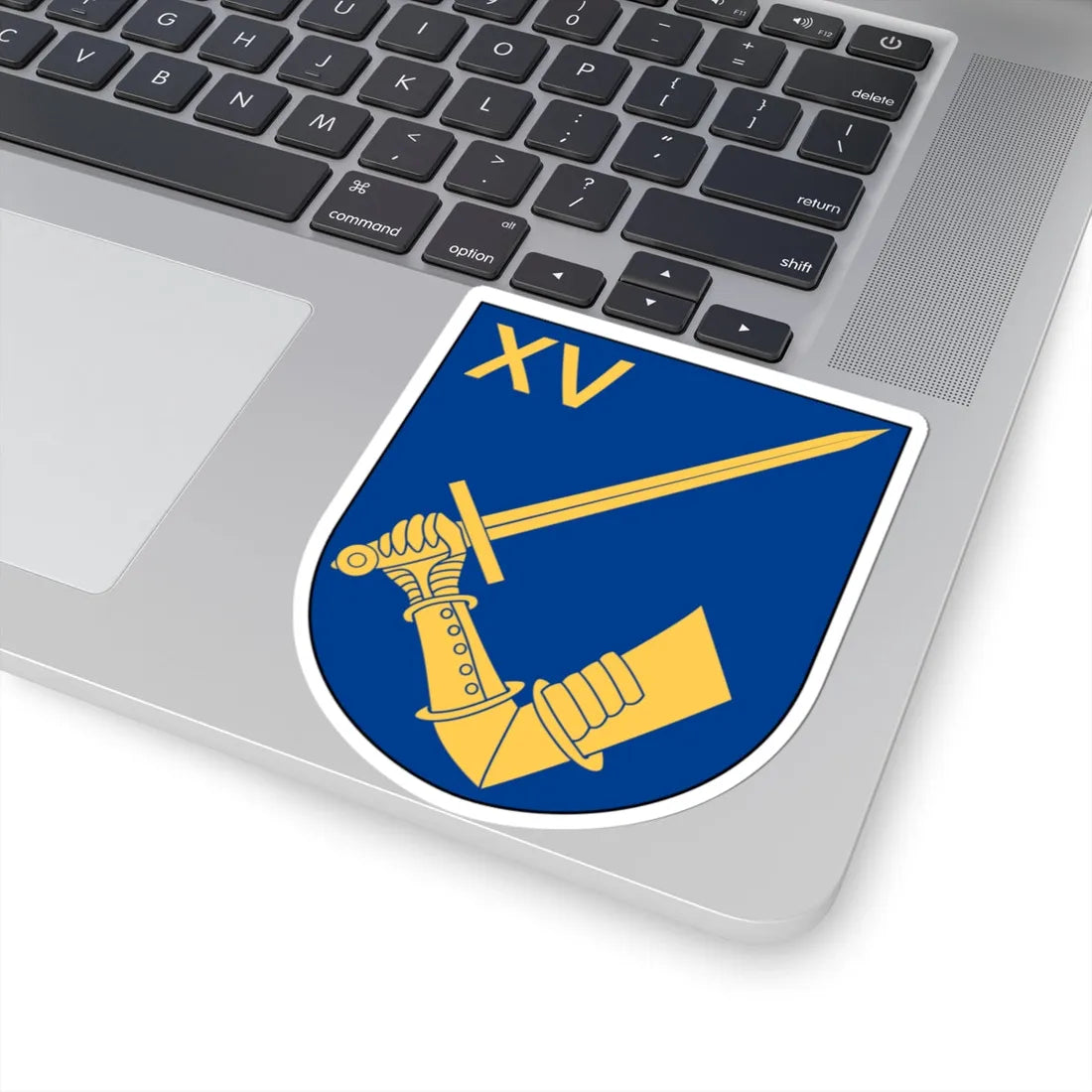 Norrbottens regemente 191. mekaniserade bataljonen 1915. trosskompaniet vapen (Sweden) (Coat of Arms) STICKER Vinyl Kiss-Cut Decal - The Sticker Space