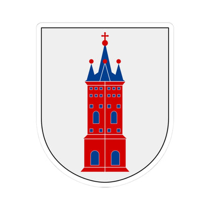 Norrbottens regemente 192. mekaniserade bataljonen Torneå kompani vapen (Sweden) (Coat of Arms) STICKER Vinyl Kiss-Cut Decal 3 Inch White - The Sticker Space