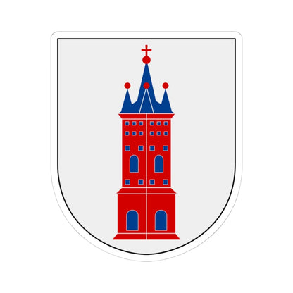 Norrbottens regemente 192. mekaniserade bataljonen Torneå kompani vapen (Sweden) (Coat of Arms) STICKER Vinyl Kiss-Cut Decal 4 Inch White - The Sticker Space