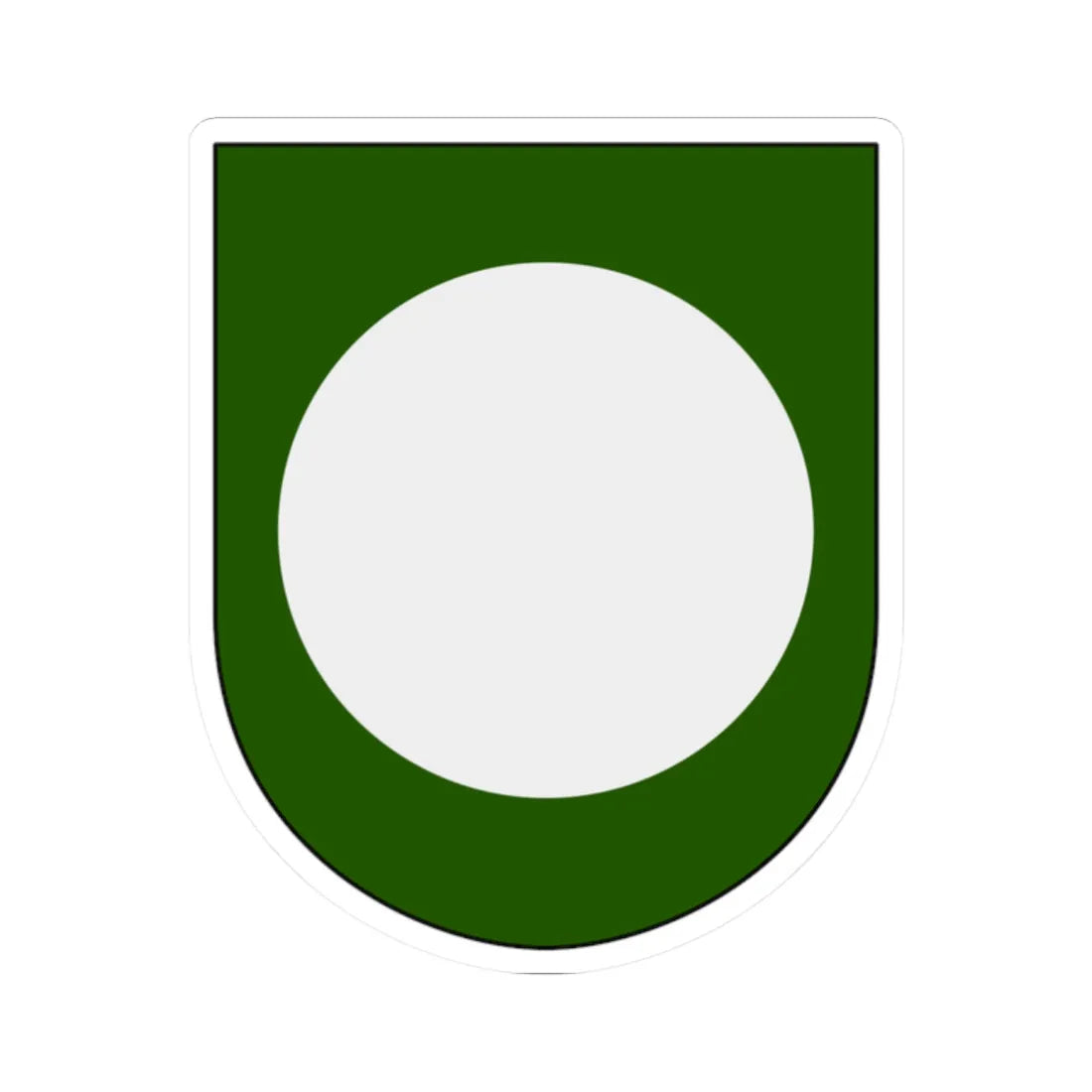 Norrbottens regemente 193. jägarbataljonen Alsens skvadron vapen (Sweden) (Coat of Arms) STICKER Vinyl Kiss-Cut Decal 2 Inch White - The Sticker Space