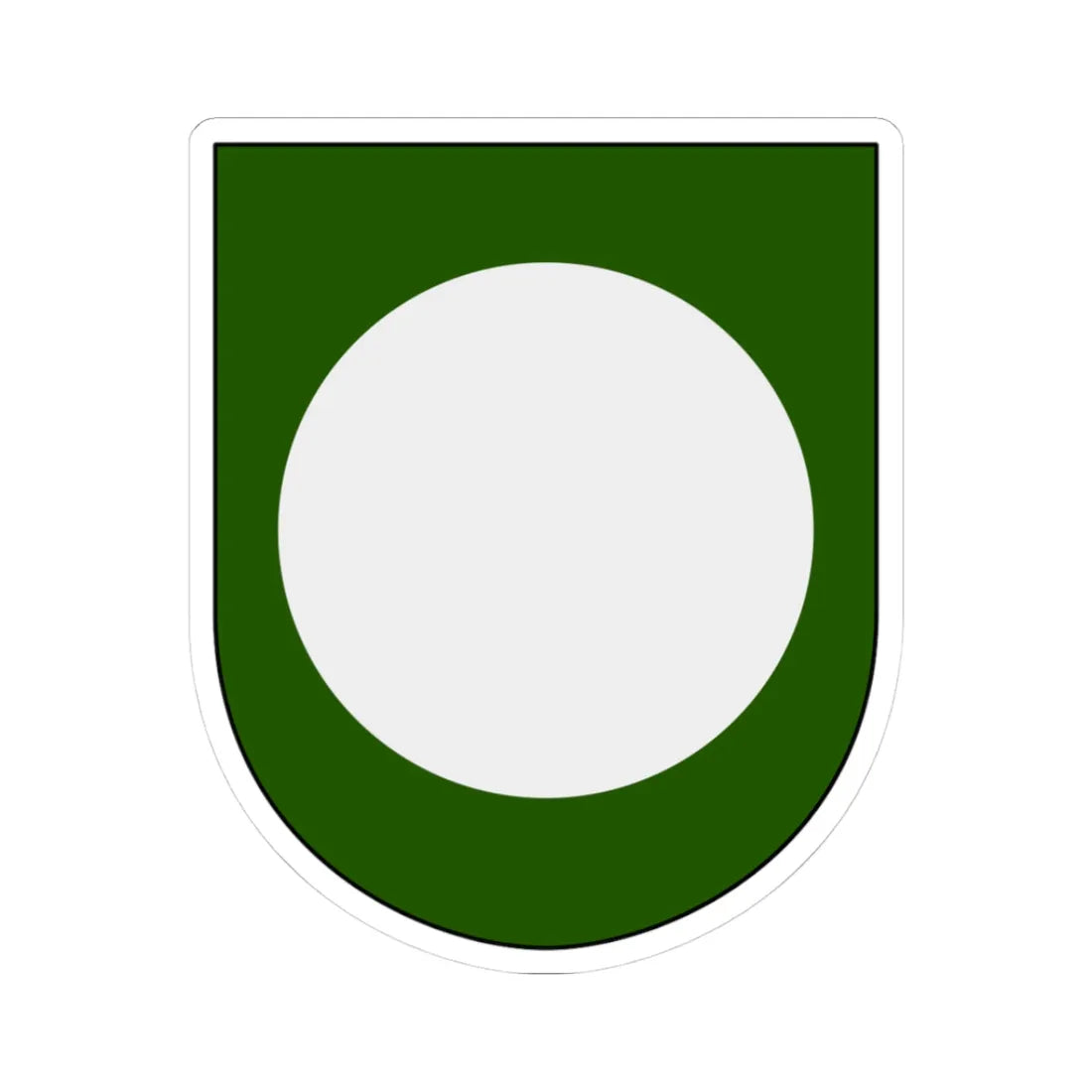 Norrbottens regemente 193. jägarbataljonen Alsens skvadron vapen (Sweden) (Coat of Arms) STICKER Vinyl Kiss-Cut Decal 3 Inch White - The Sticker Space