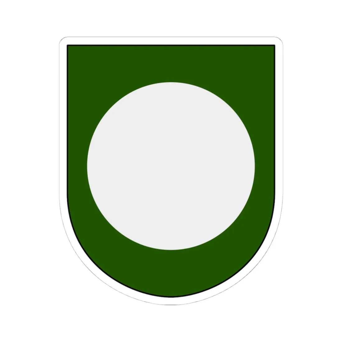 Norrbottens regemente 193. jägarbataljonen Alsens skvadron vapen (Sweden) (Coat of Arms) STICKER Vinyl Kiss-Cut Decal 4 Inch White - The Sticker Space