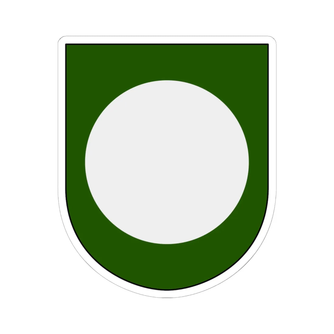 Norrbottens regemente 193. jägarbataljonen Alsens skvadron vapen (Sweden) (Coat of Arms) STICKER Vinyl Kiss-Cut Decal 6 Inch White - The Sticker Space