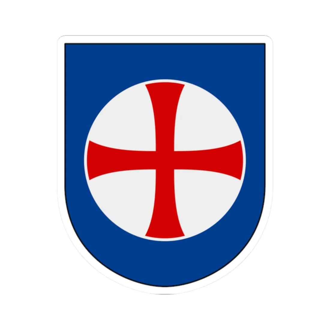 Norrbottens regemente 193. jägarbataljonen Arvidsjaur skvadron vapen (Sweden) (Coat of Arms) STICKER Vinyl Kiss-Cut Decal 2 Inch White - The Sticker Space