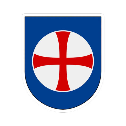 Norrbottens regemente 193. jägarbataljonen Arvidsjaur skvadron vapen (Sweden) (Coat of Arms) STICKER Vinyl Kiss-Cut Decal 2 Inch White - The Sticker Space