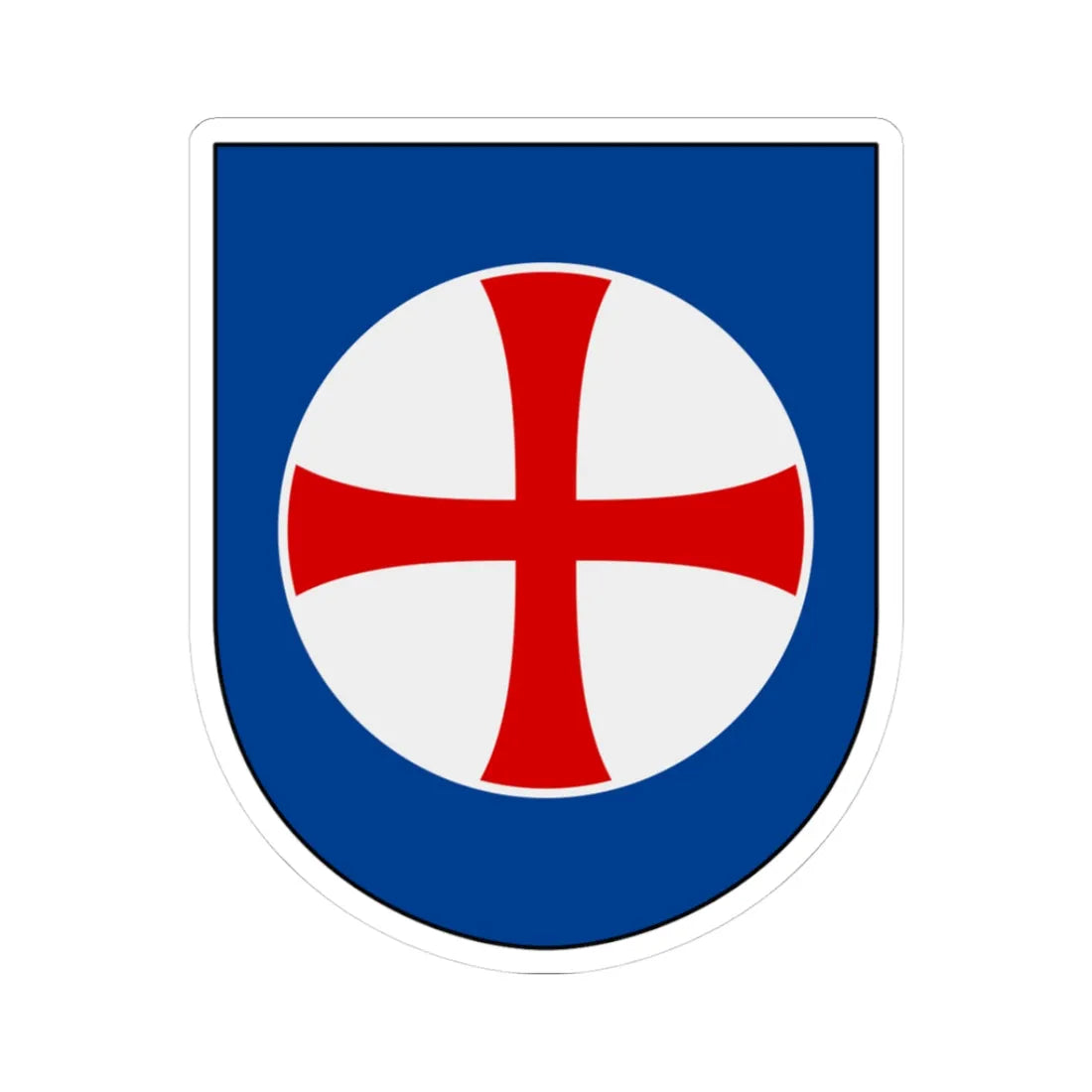 Norrbottens regemente 193. jägarbataljonen Arvidsjaur skvadron vapen (Sweden) (Coat of Arms) STICKER Vinyl Kiss-Cut Decal 3 Inch White - The Sticker Space