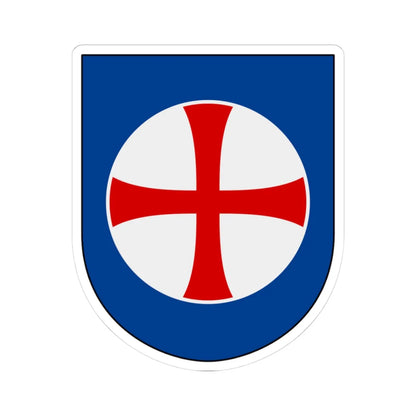 Norrbottens regemente 193. jägarbataljonen Arvidsjaur skvadron vapen (Sweden) (Coat of Arms) STICKER Vinyl Kiss-Cut Decal 3 Inch White - The Sticker Space