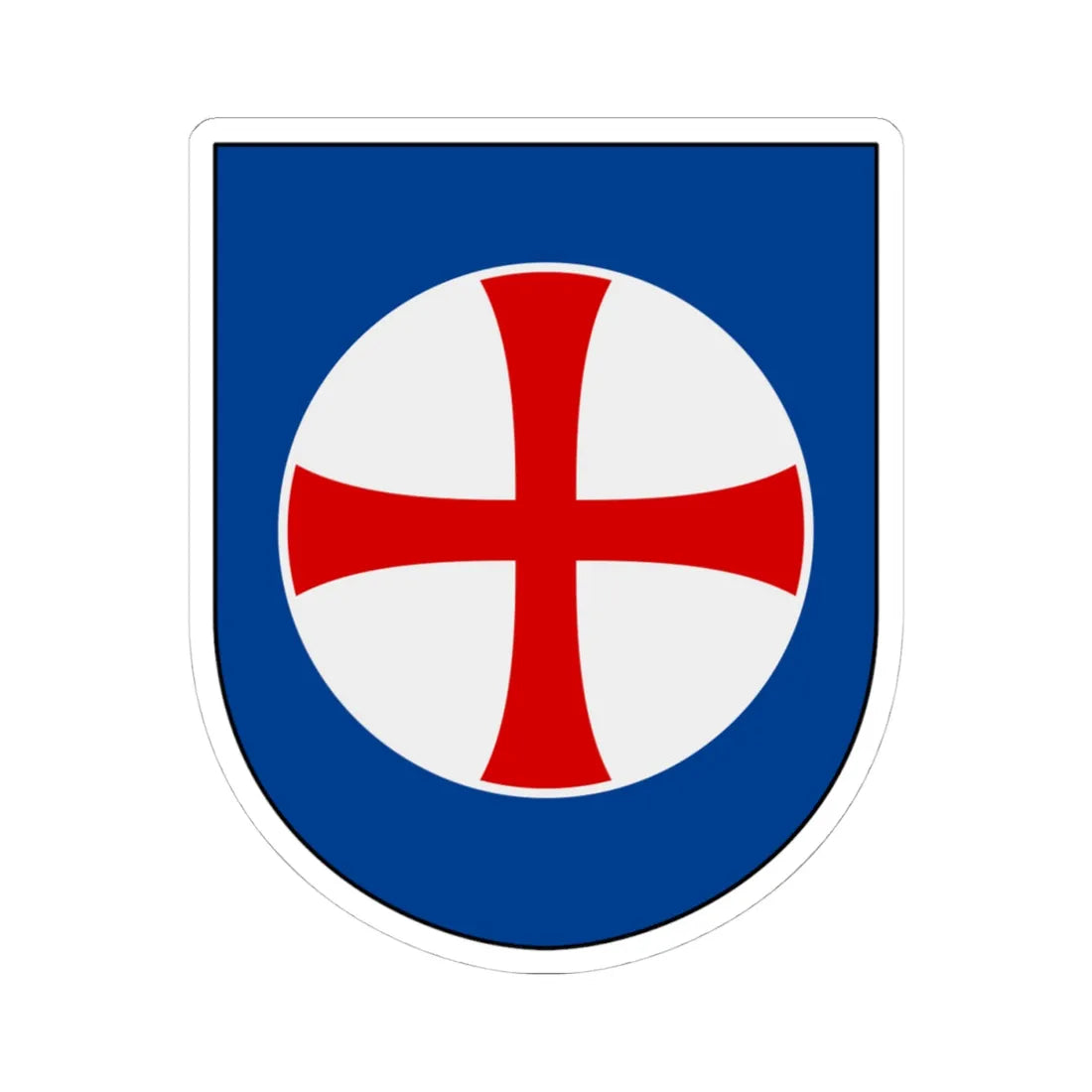 Norrbottens regemente 193. jägarbataljonen Arvidsjaur skvadron vapen (Sweden) (Coat of Arms) STICKER Vinyl Kiss-Cut Decal 4 Inch White - The Sticker Space