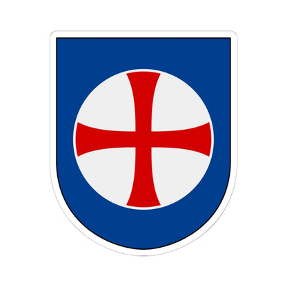 Norrbottens regemente 193. jägarbataljonen Arvidsjaur skvadron vapen (Sweden) (Coat of Arms) STICKER Vinyl Kiss-Cut Decal 6 Inch White - The Sticker Space