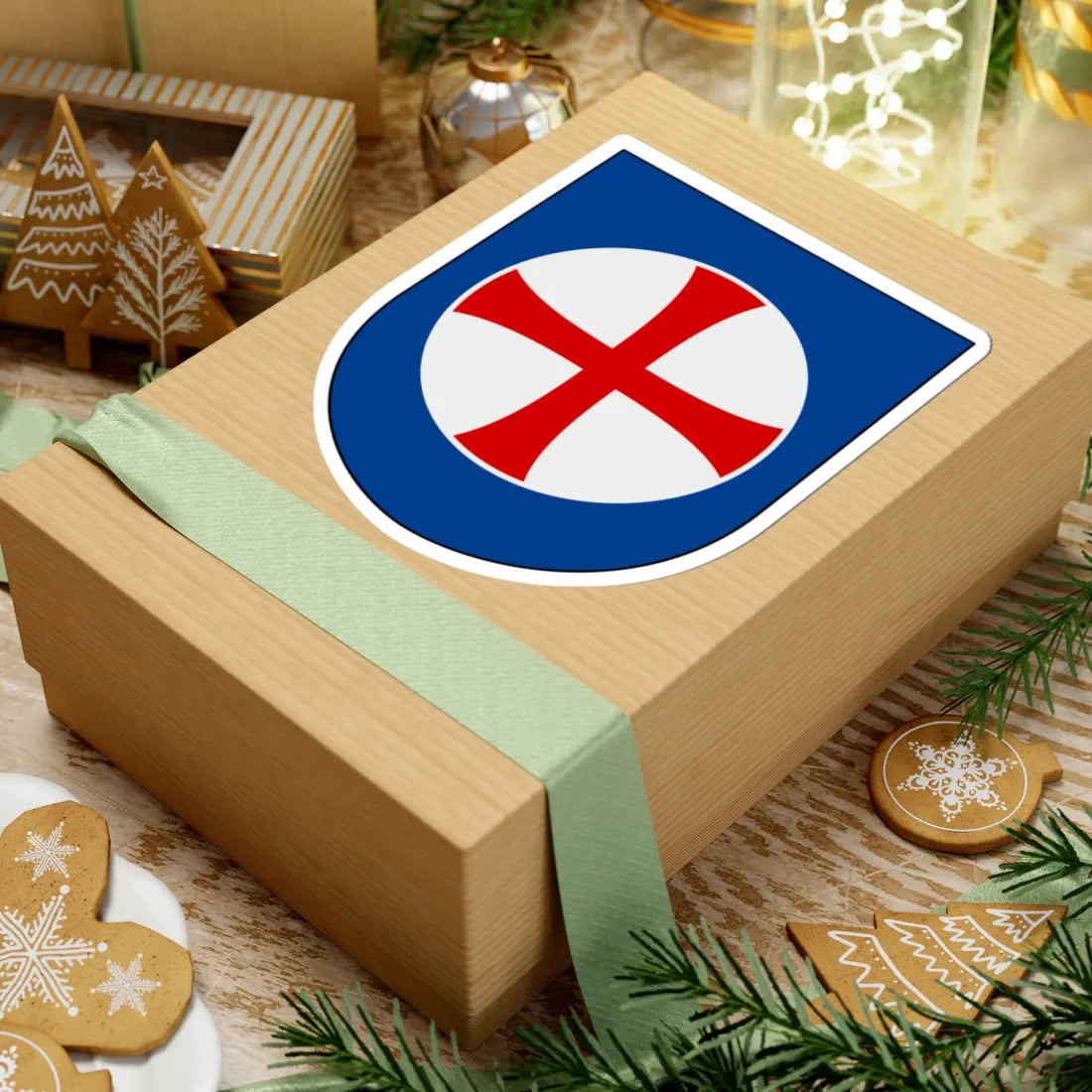 Norrbottens regemente 193. jägarbataljonen Arvidsjaur skvadron vapen (Sweden) (Coat of Arms) STICKER Vinyl Kiss-Cut Decal - The Sticker Space