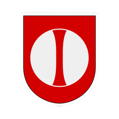 Norrbottens regemente 193. jägarbataljonen Frösö skvadron vapen (Sweden) (Coat of Arms) STICKER Vinyl Kiss-Cut Decal 2 Inch White - The Sticker Space