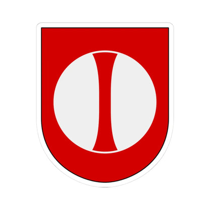 Norrbottens regemente 193. jägarbataljonen Frösö skvadron vapen (Sweden) (Coat of Arms) STICKER Vinyl Kiss-Cut Decal 3 Inch White - The Sticker Space