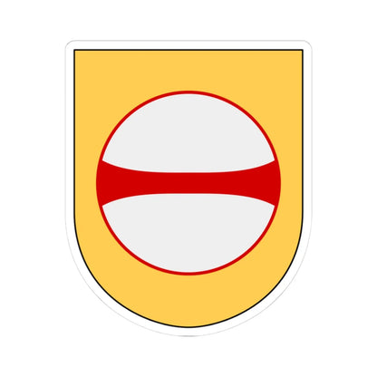 Norrbottens regemente 193. jägarbataljonen Umeå skvadron vapen (Sweden) (Coat of Arms) STICKER Vinyl Kiss-Cut Decal 3 Inch White - The Sticker Space