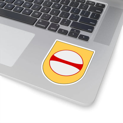 Norrbottens regemente 193. jägarbataljonen Umeå skvadron vapen (Sweden) (Coat of Arms) STICKER Vinyl Kiss-Cut Decal - The Sticker Space