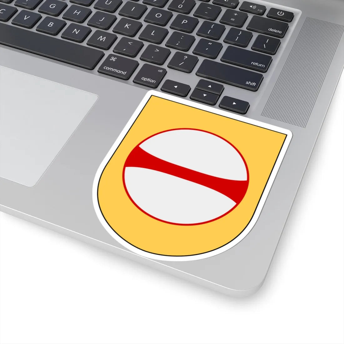 Norrbottens regemente 193. jägarbataljonen Umeå skvadron vapen (Sweden) (Coat of Arms) STICKER Vinyl Kiss-Cut Decal - The Sticker Space