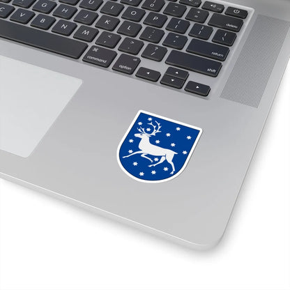 Norrbottens regemente Livkompaniet vapen (Sweden) (Coat of Arms) STICKER Vinyl Kiss-Cut Decal - The Sticker Space