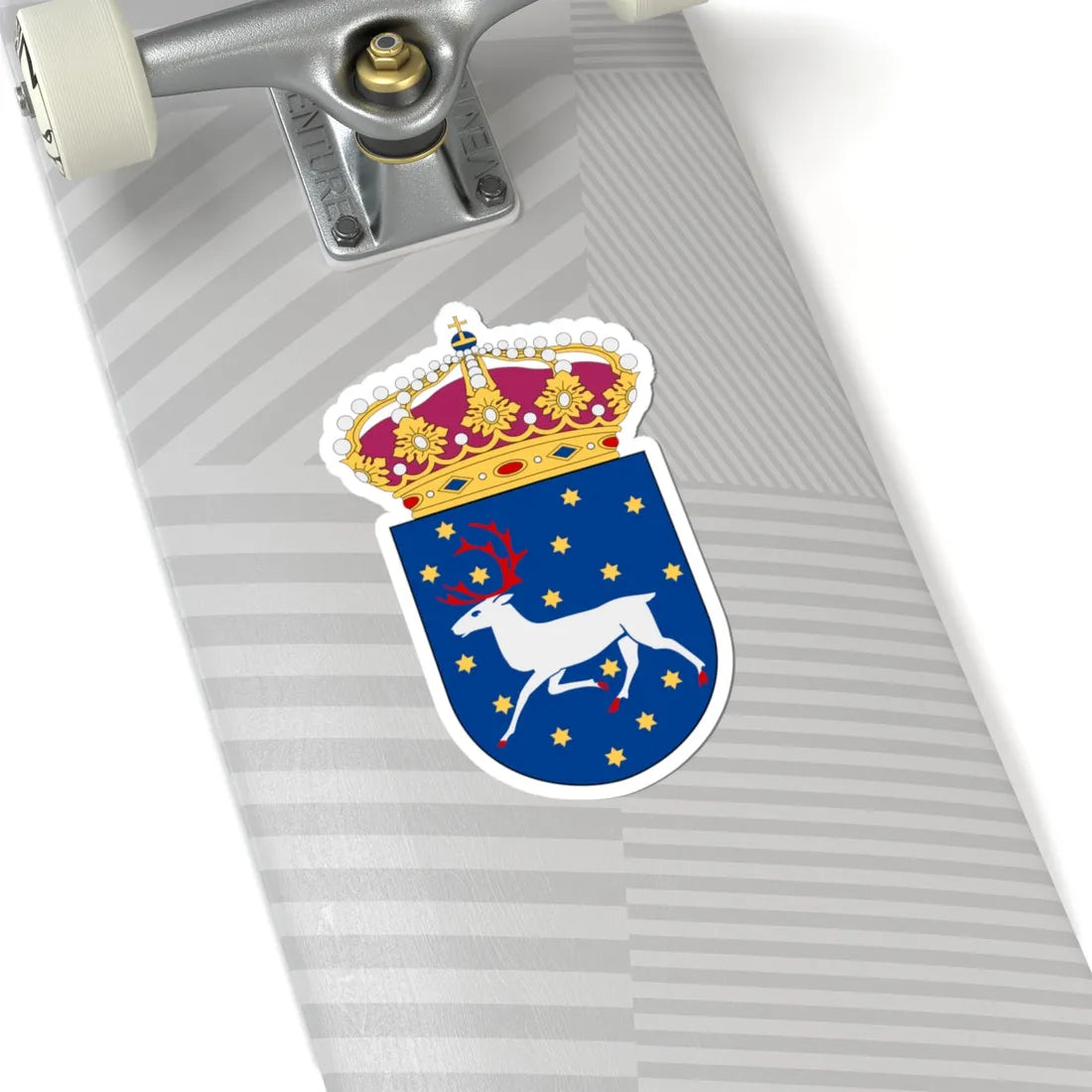 Norrbottens regemente vapen (Sweden) (Coat of Arms) STICKER Vinyl Kiss-Cut Decal - The Sticker Space