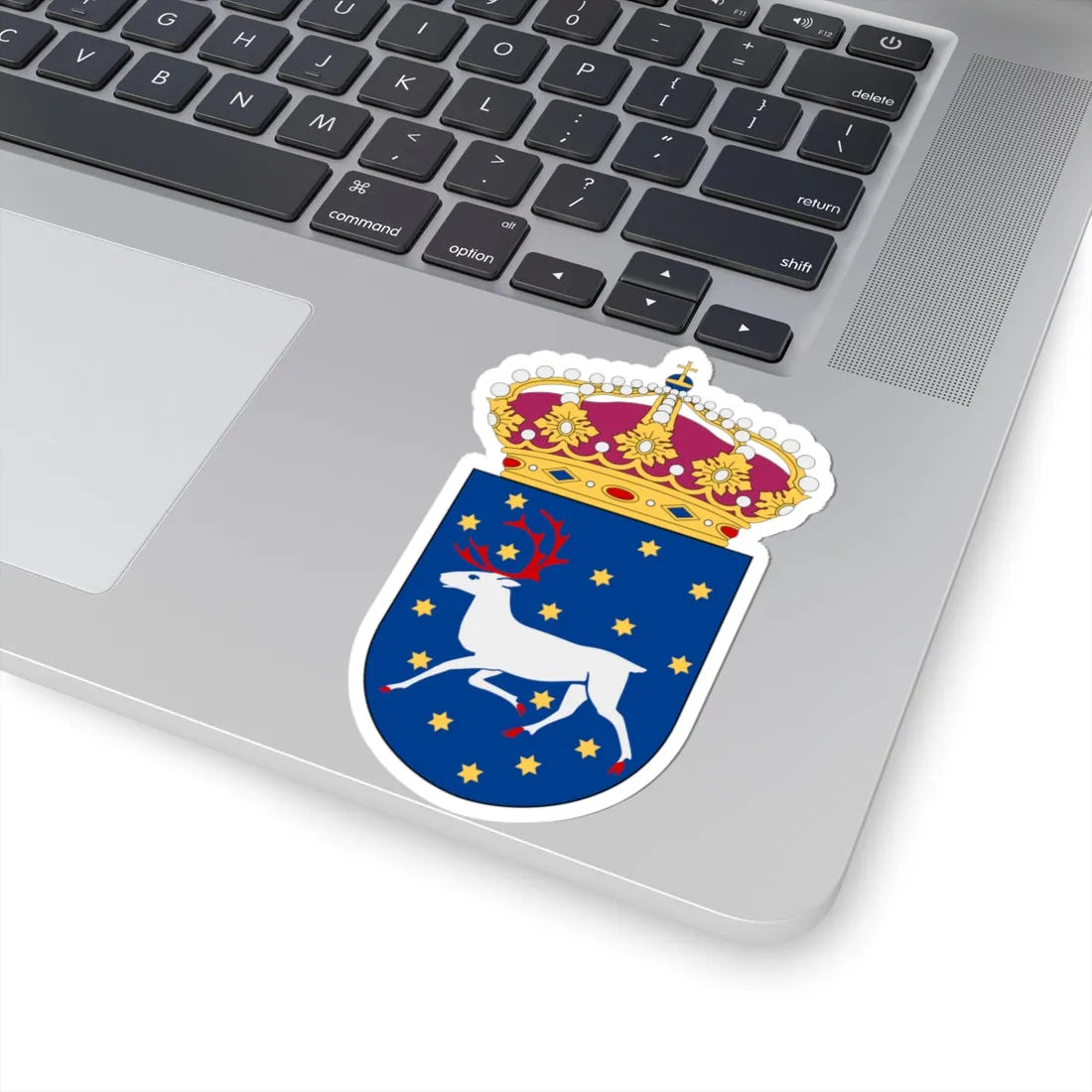 Norrbottens regemente vapen (Sweden) (Coat of Arms) STICKER Vinyl Kiss-Cut Decal - The Sticker Space