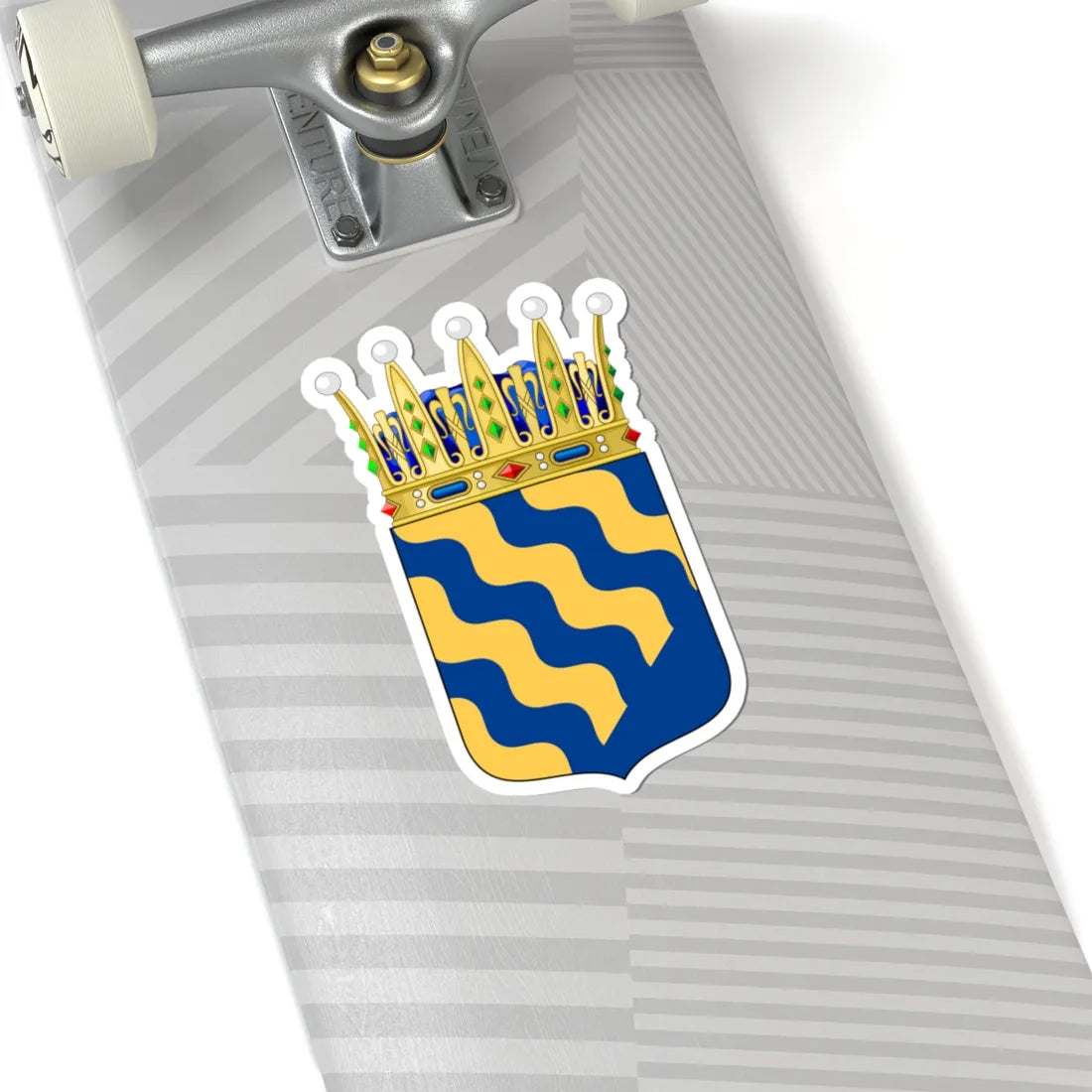 Norrbottens vapen crowned (Sweden) (Coat of Arms) STICKER Vinyl Kiss-Cut Decal - The Sticker Space
