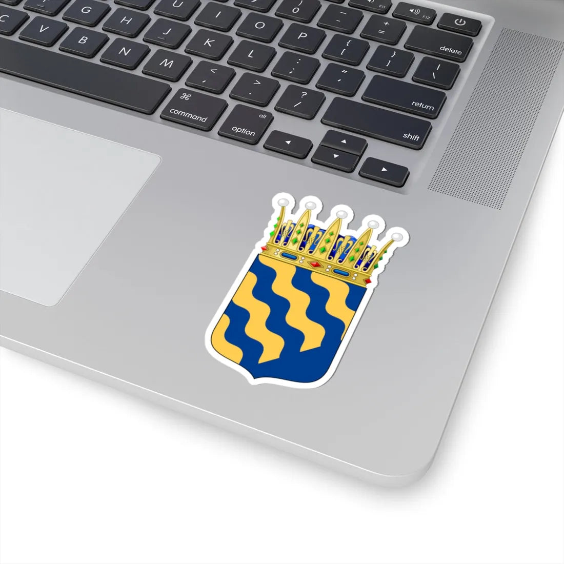 Norrbottens vapen crowned (Sweden) (Coat of Arms) STICKER Vinyl Kiss-Cut Decal - The Sticker Space