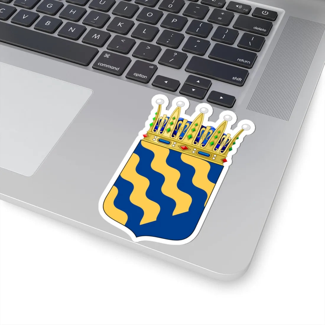 Norrbottens vapen crowned (Sweden) (Coat of Arms) STICKER Vinyl Kiss-Cut Decal - The Sticker Space