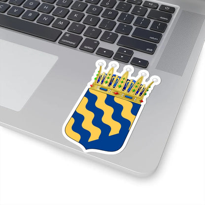 Norrbottens vapen crowned (Sweden) (Coat of Arms) STICKER Vinyl Kiss-Cut Decal - The Sticker Space