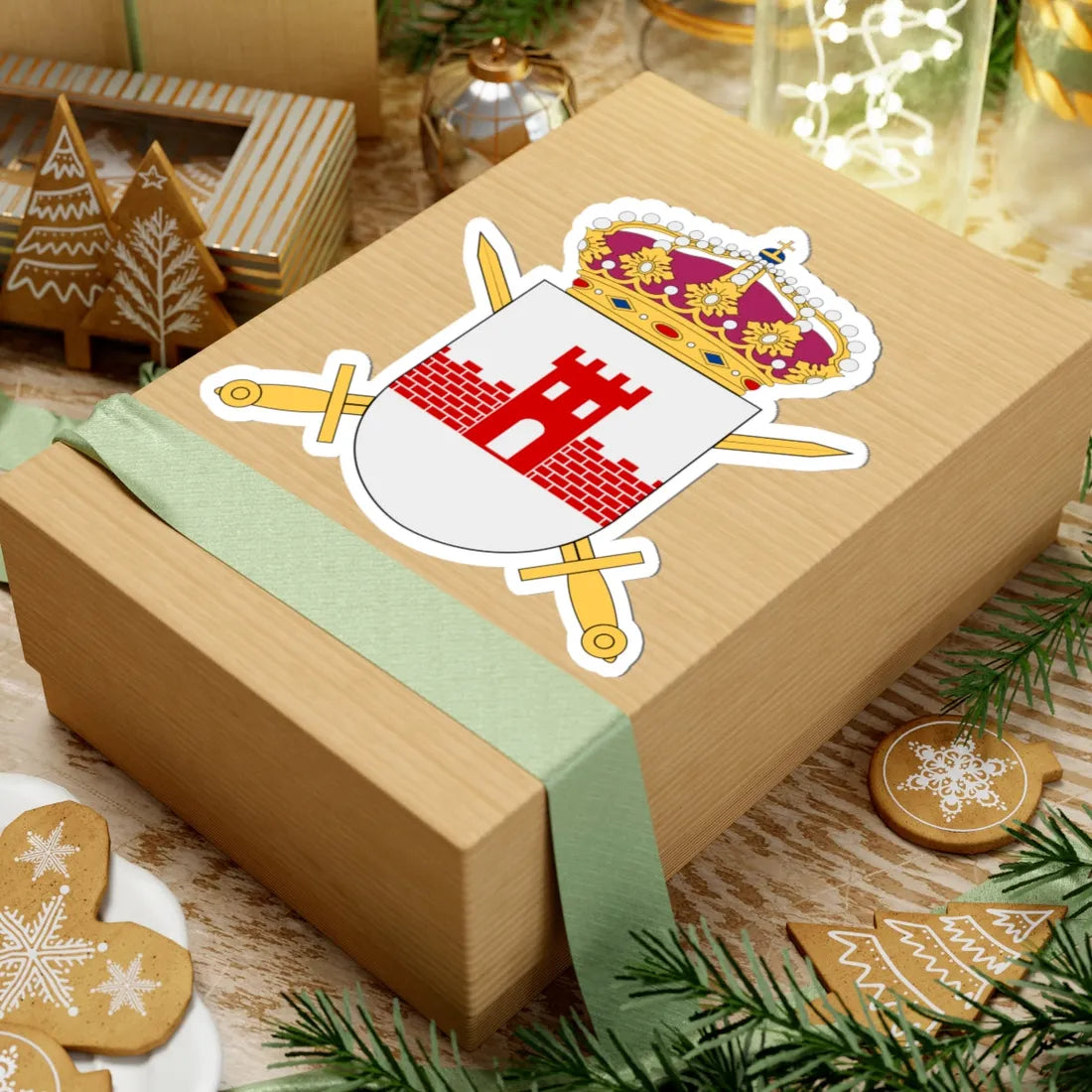 Norrbottensgruppen vapen (Sweden) (Coat of Arms) STICKER Vinyl Kiss-Cut Decal - The Sticker Space