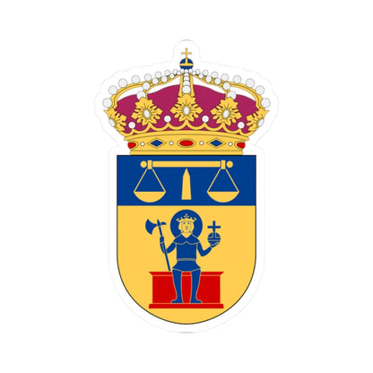 Norrköping tingsrätt vapen (Sweden) (Coat of Arms) STICKER Vinyl Kiss-Cut Decal 2 Inch White - The Sticker Space
