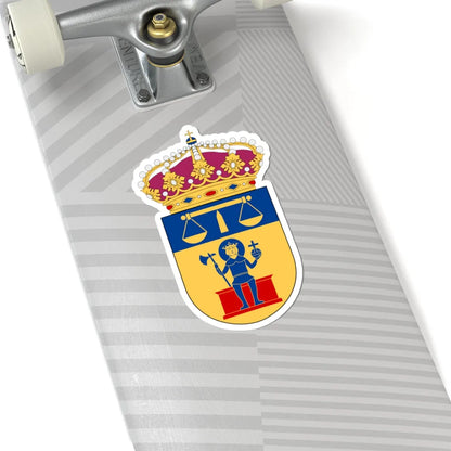Norrköping tingsrätt vapen (Sweden) (Coat of Arms) STICKER Vinyl Kiss-Cut Decal - The Sticker Space