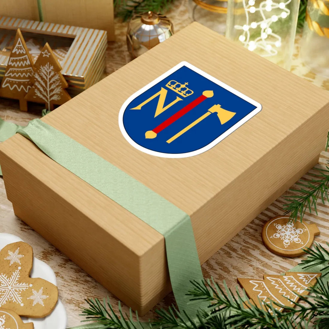 Norrköping vapen äldre (Sweden) (Coat of Arms) STICKER Vinyl Kiss-Cut Decal - The Sticker Space