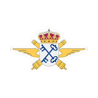 Norrlands luftvärnsbataljon vapen (Sweden) (Coat of Arms) STICKER Vinyl Kiss-Cut Decal 2 Inch White - The Sticker Space
