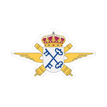 Norrlands luftvärnsbataljon vapen (Sweden) (Coat of Arms) STICKER Vinyl Kiss-Cut Decal 3 Inch White - The Sticker Space