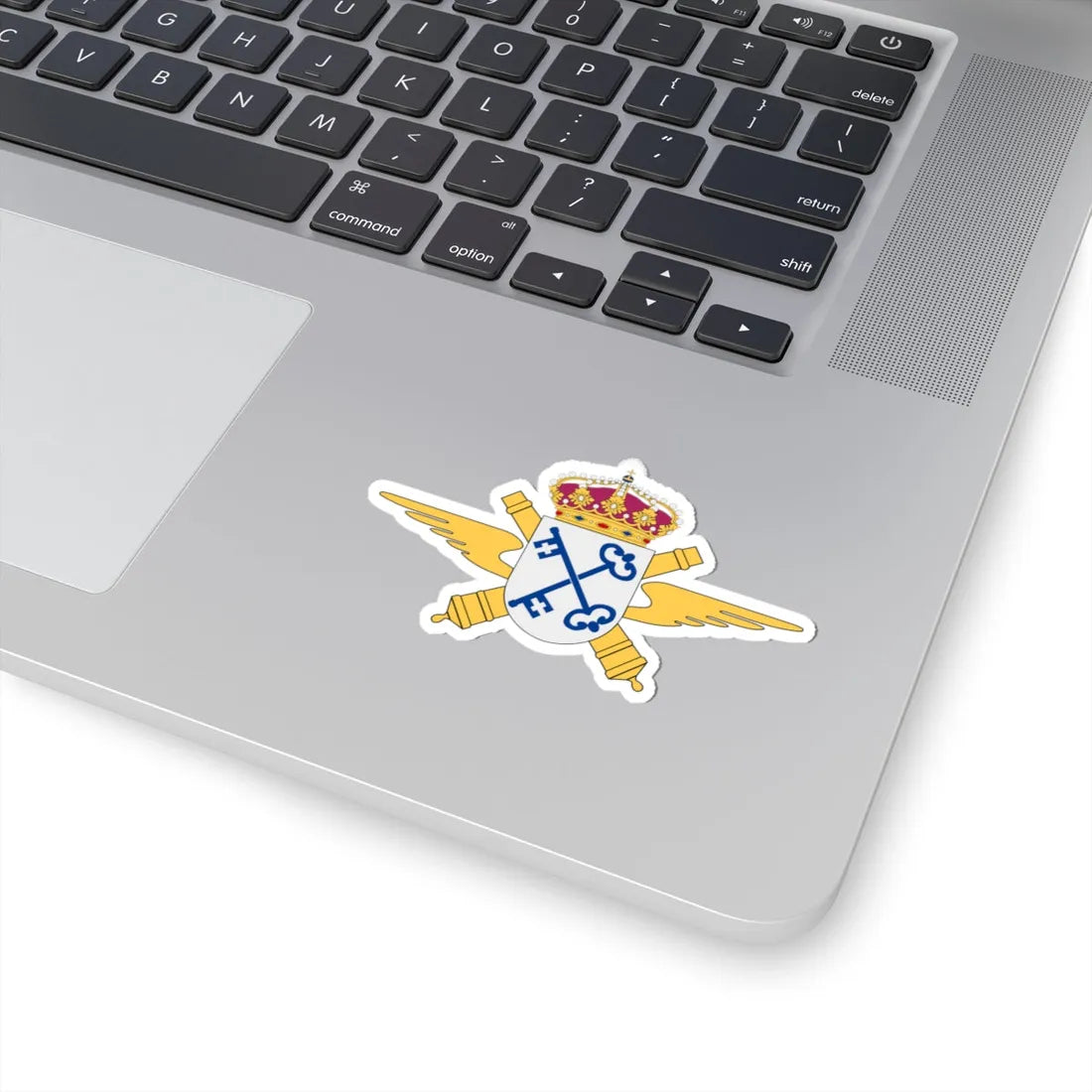 Norrlands luftvärnsbataljon vapen (Sweden) (Coat of Arms) STICKER Vinyl Kiss-Cut Decal - The Sticker Space