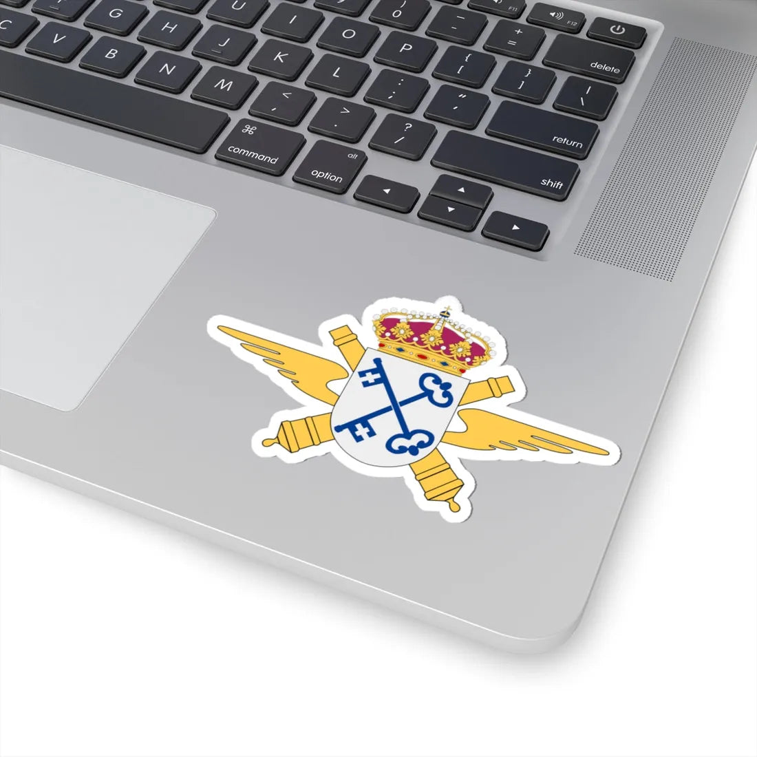 Norrlands luftvärnsbataljon vapen (Sweden) (Coat of Arms) STICKER Vinyl Kiss-Cut Decal - The Sticker Space