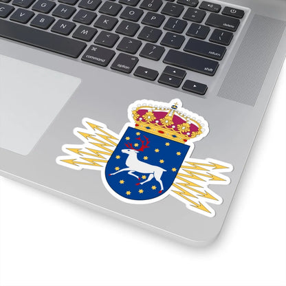 Norrlands signalbataljon vapen (Sweden) (Coat of Arms) STICKER Vinyl Kiss-Cut Decal - The Sticker Space
