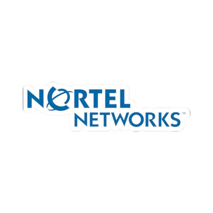 Nortel Networks (Logo) STICKER Vinyl Kiss-Cut Decal 2 Inch White - The Sticker Space