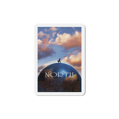 North 1994 Movie Poster Die-Cut Magnet-5" x 5"-The Sticker Space