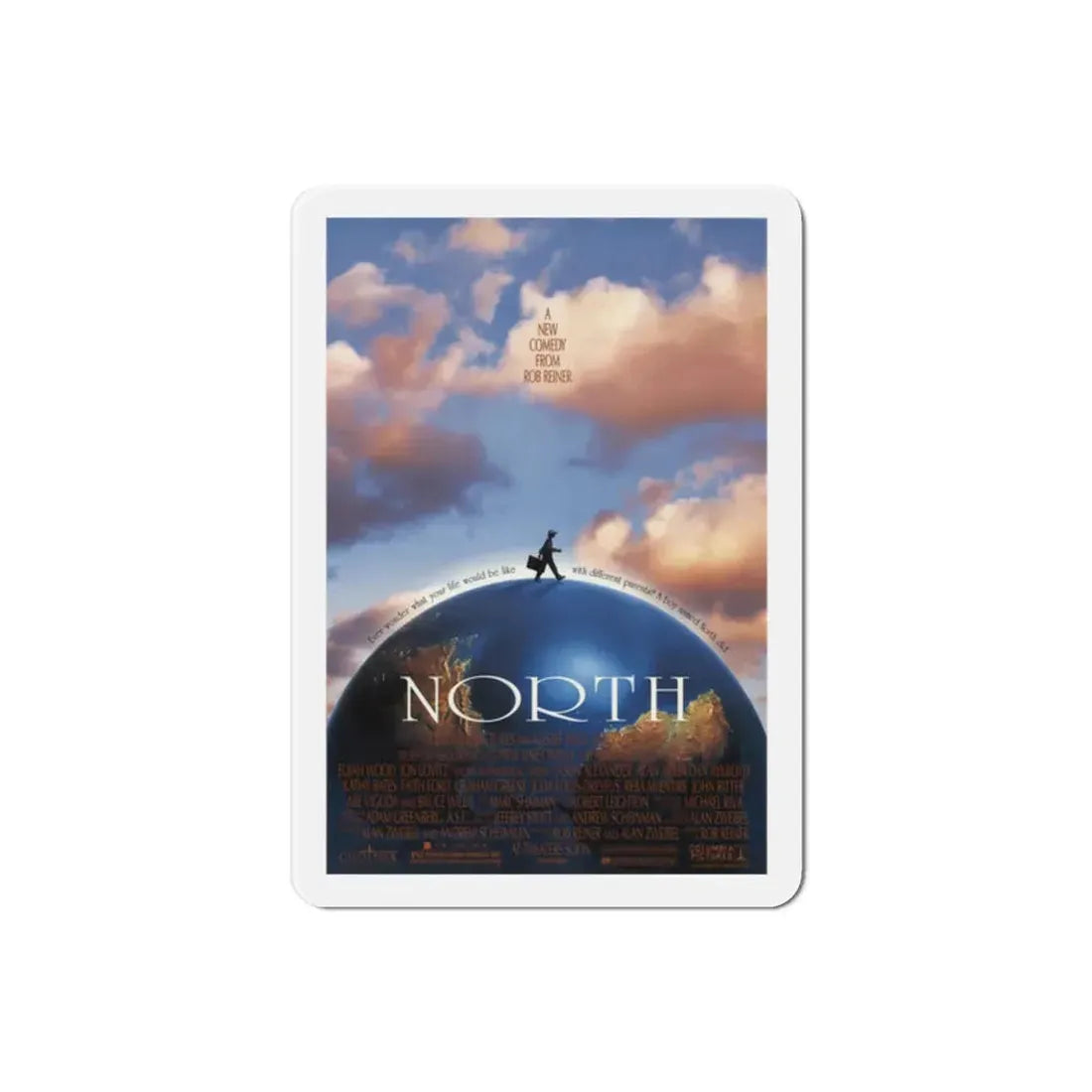 North 1994 Movie Poster Refrigerator Magnet 2 Inch - The Sticker Space