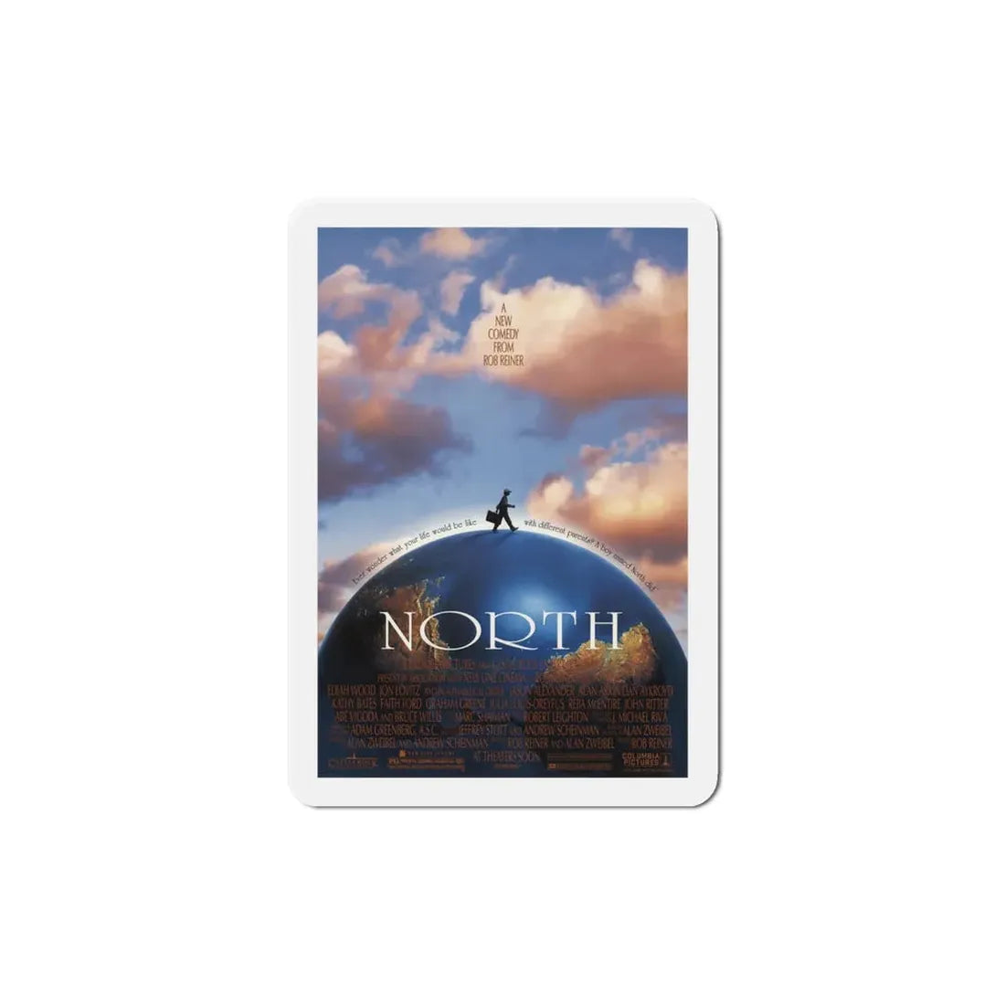 North 1994 Movie Poster Refrigerator Magnet - The Sticker Space