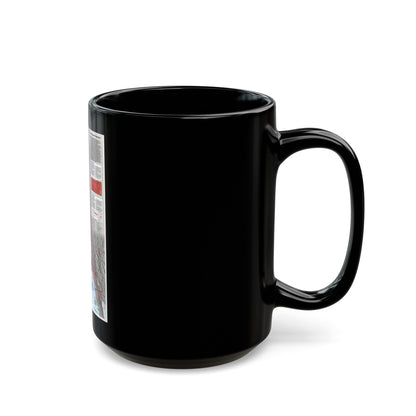 North Amerca - Living on the Edge (1995) (Map) Black Coffee Mug-The Sticker Space