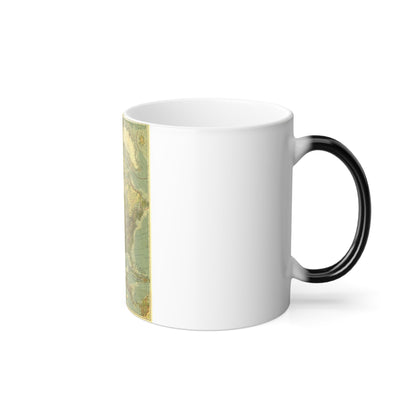 North America (1924) (Map) Color Changing Mug 11oz-11oz-The Sticker Space