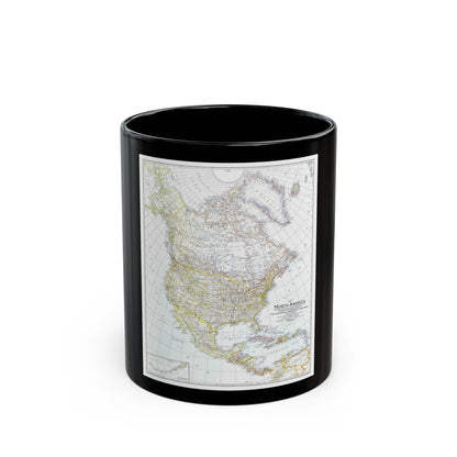 North America (1942) (Map) Black Coffee Mug-11oz-The Sticker Space